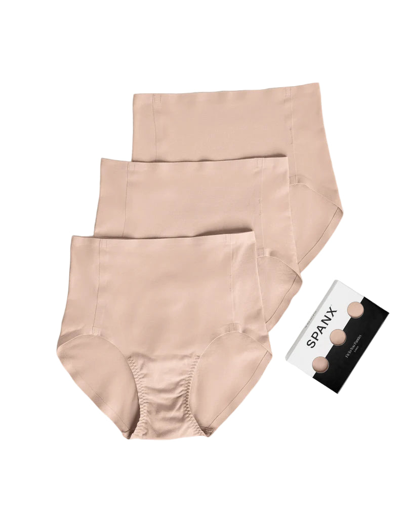 SPANX -Fit-To-You Brief 3-pack - One Size - Naked