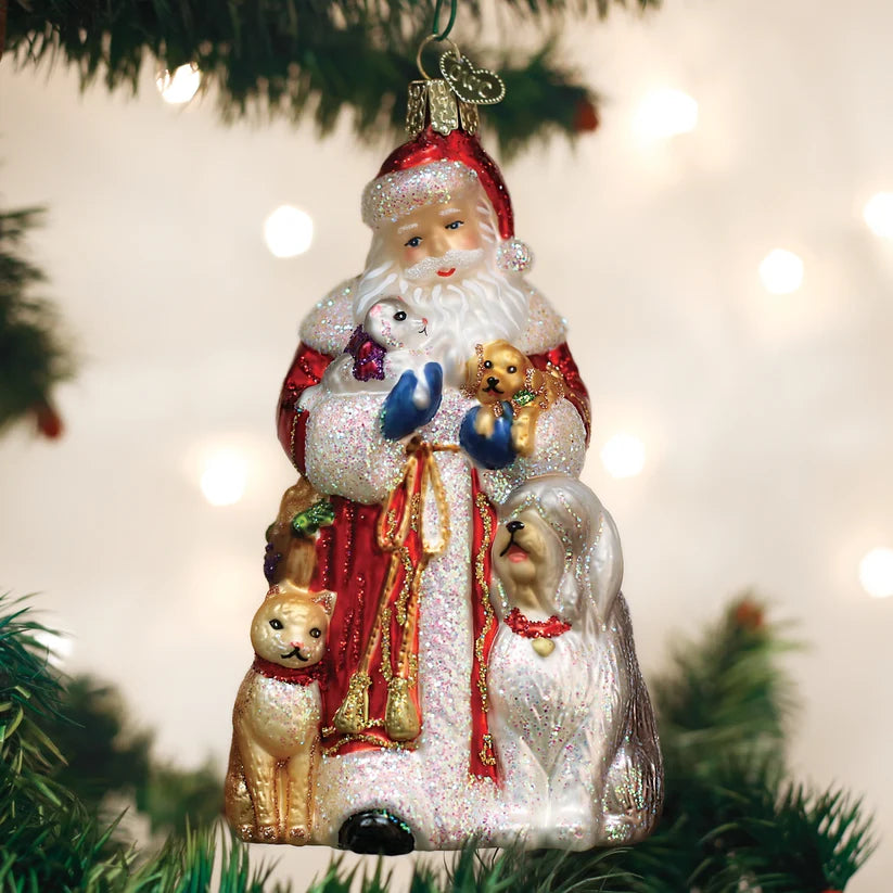 Santa's Furry Friends Ornament