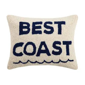 Best Coast Hooked Accent Pillow
