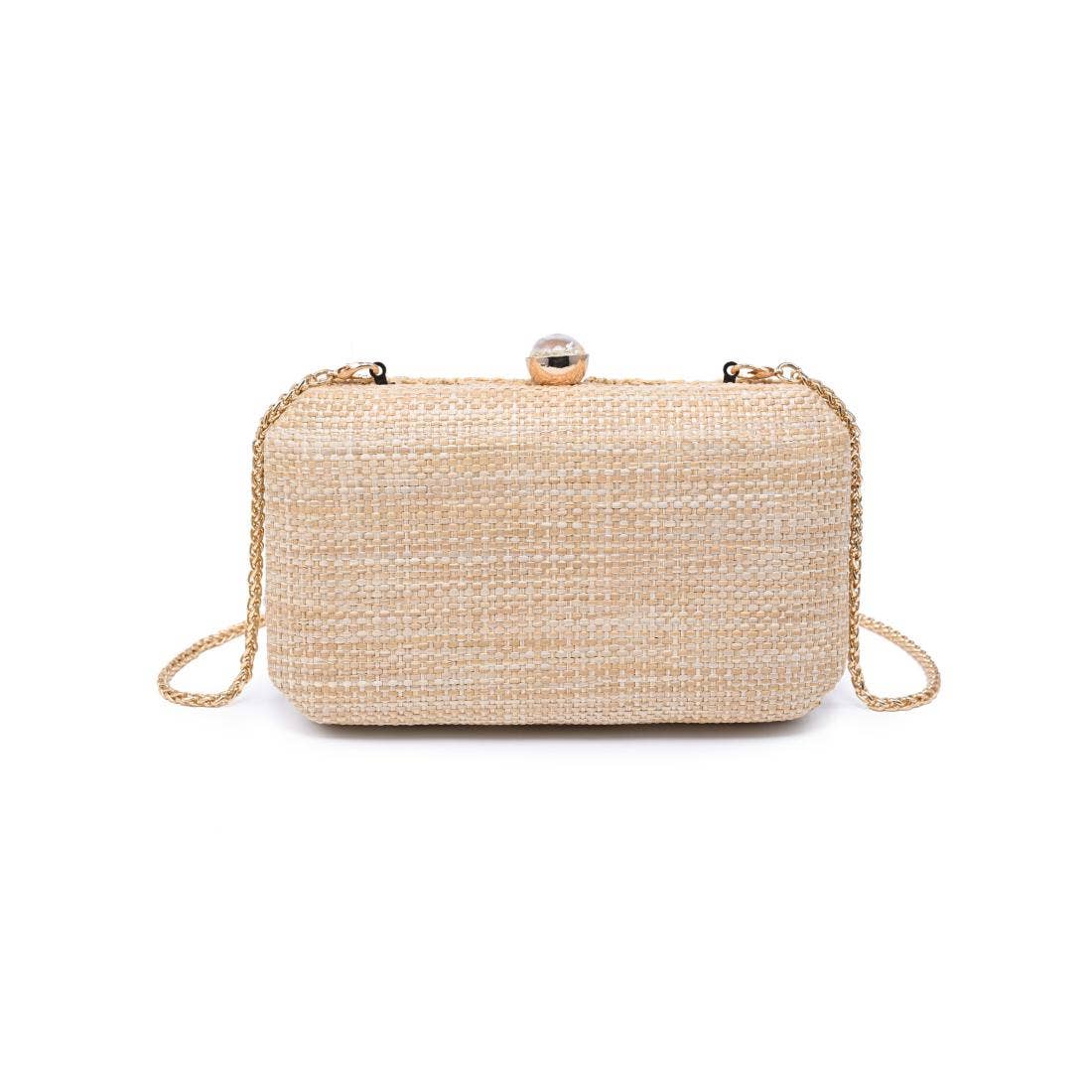 Carter Evening Bag - Natural
