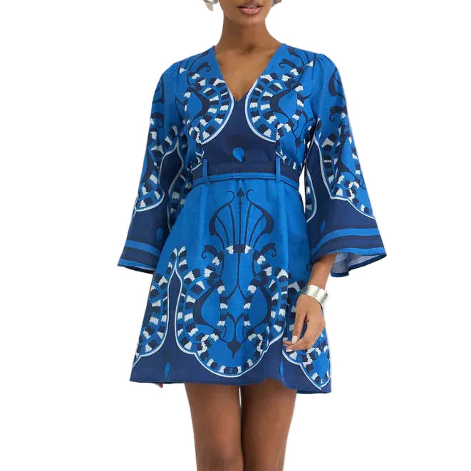 Beyond by Vera Kennedy Dress - Harbor Azure
