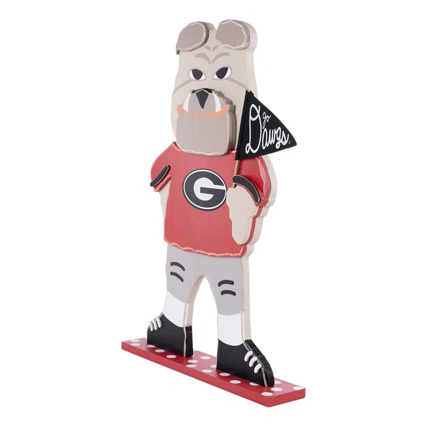 Georgia UGA Wooden Mascot