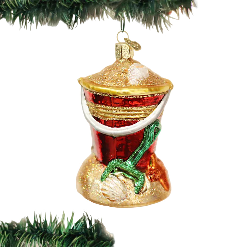 Beach Bucket Ornament