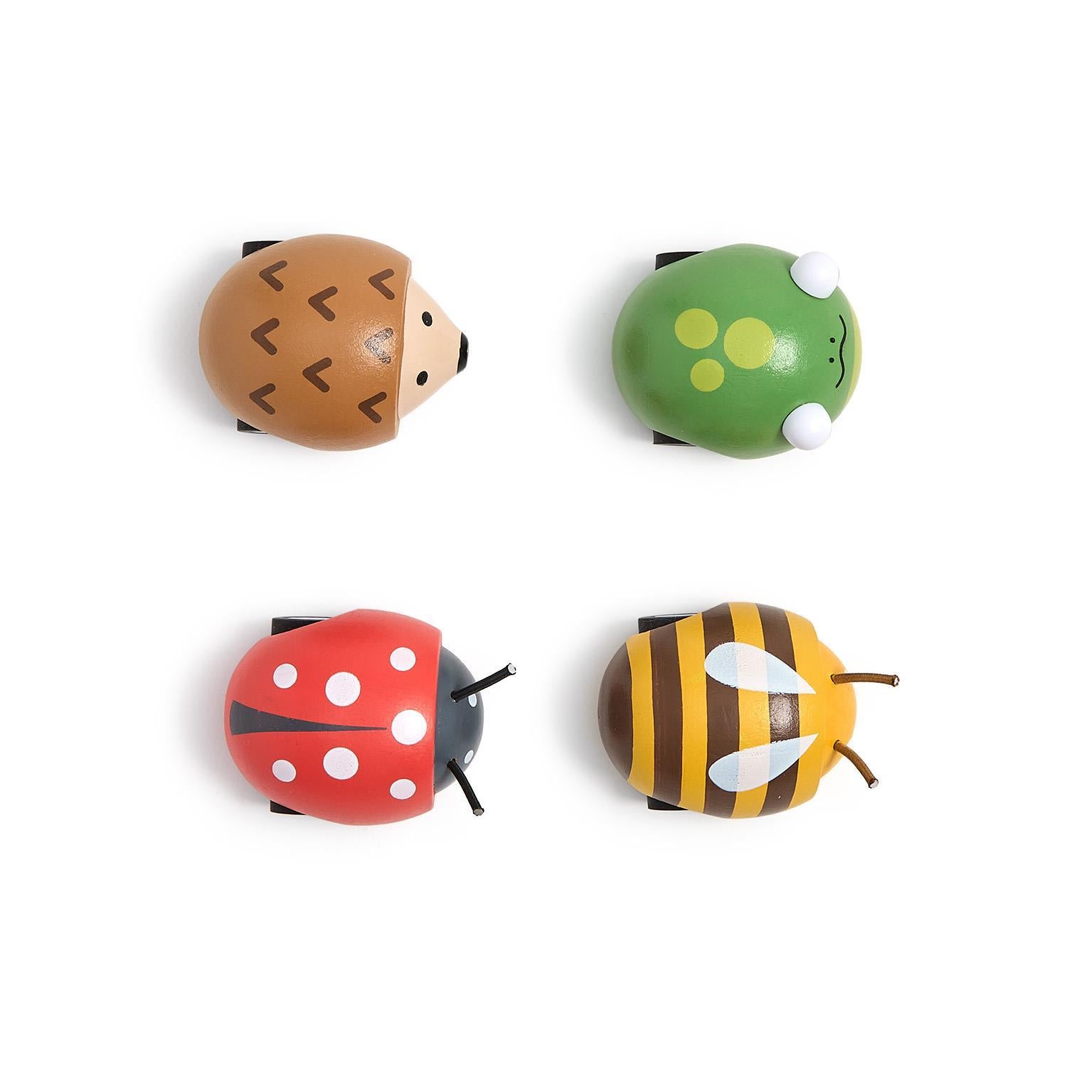 Wooden Pull Back Bug Toy - 4 Colors