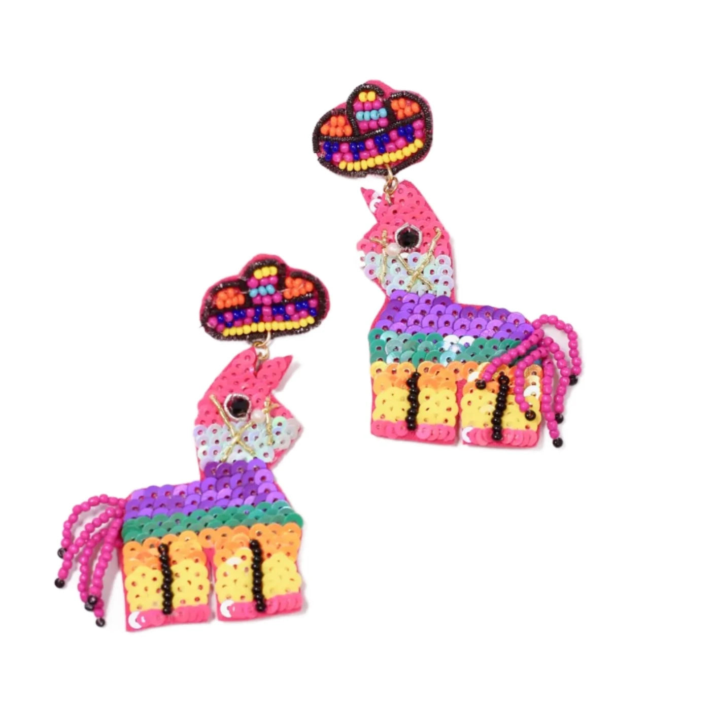 Embellished Piñata Earring - Multi