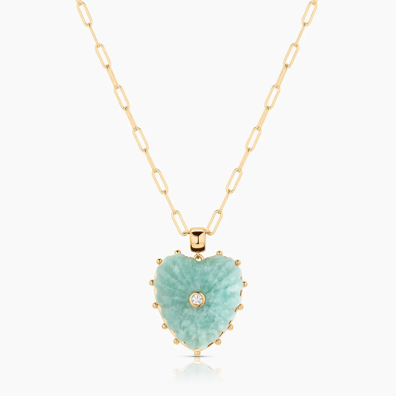 THATCH Malene Amazonite Paperclip Necklace