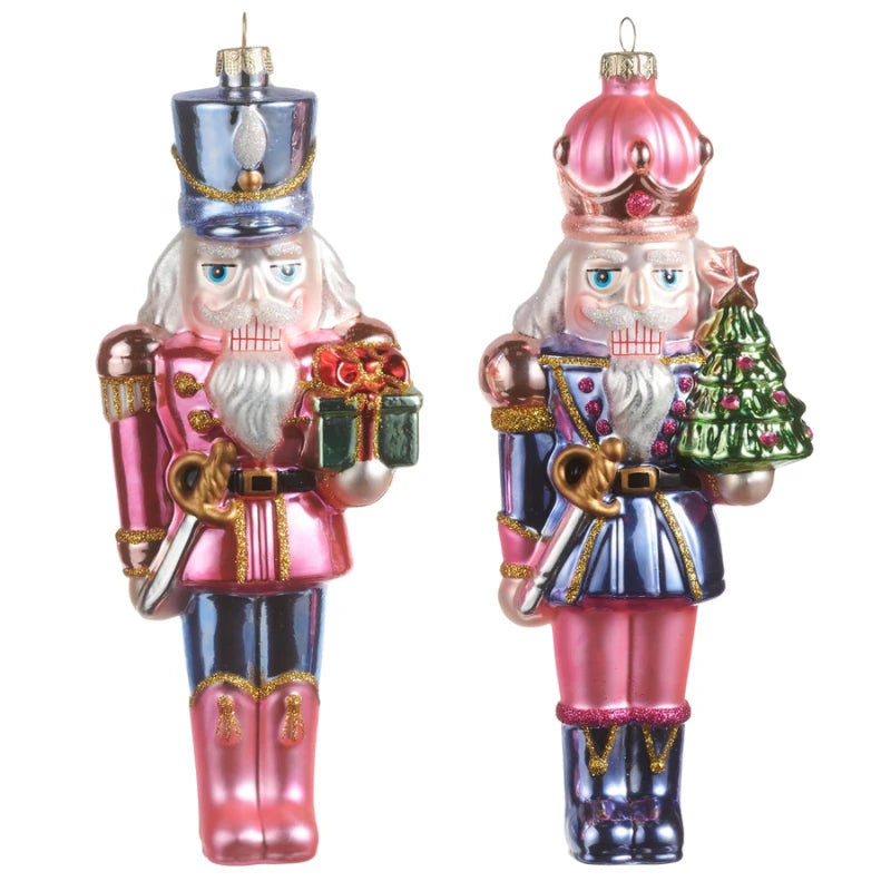 8.25" Bright Nutcracker Ornament - Two Styles
