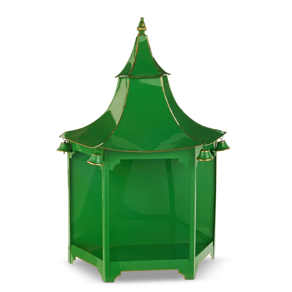 Pagoda Wall Lantern - Green