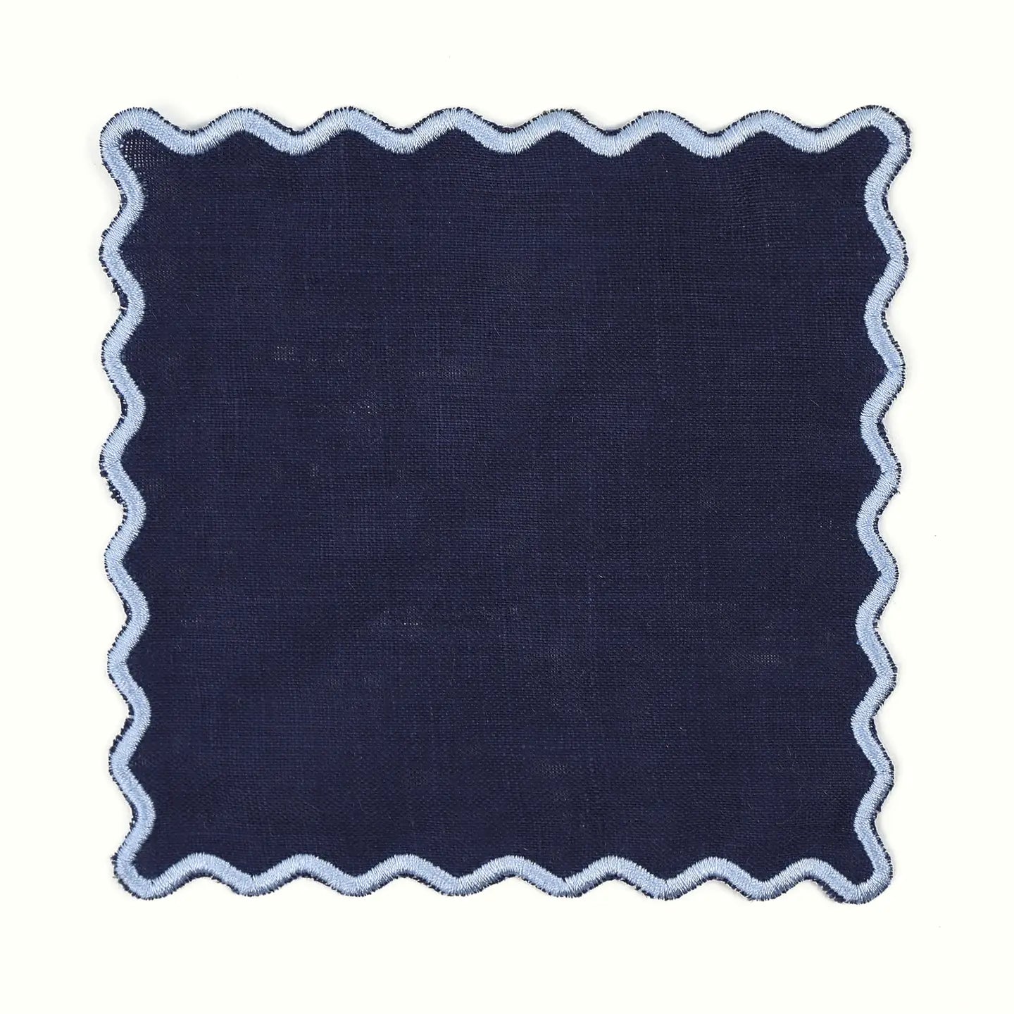 Linen Square Cocktail Napkin Set - 4 Colors