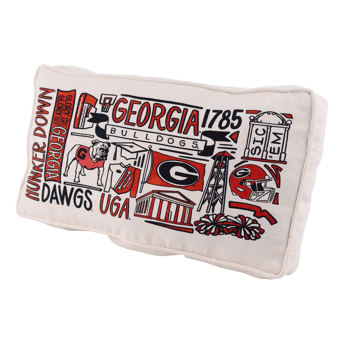 Georgia Collage Pillow