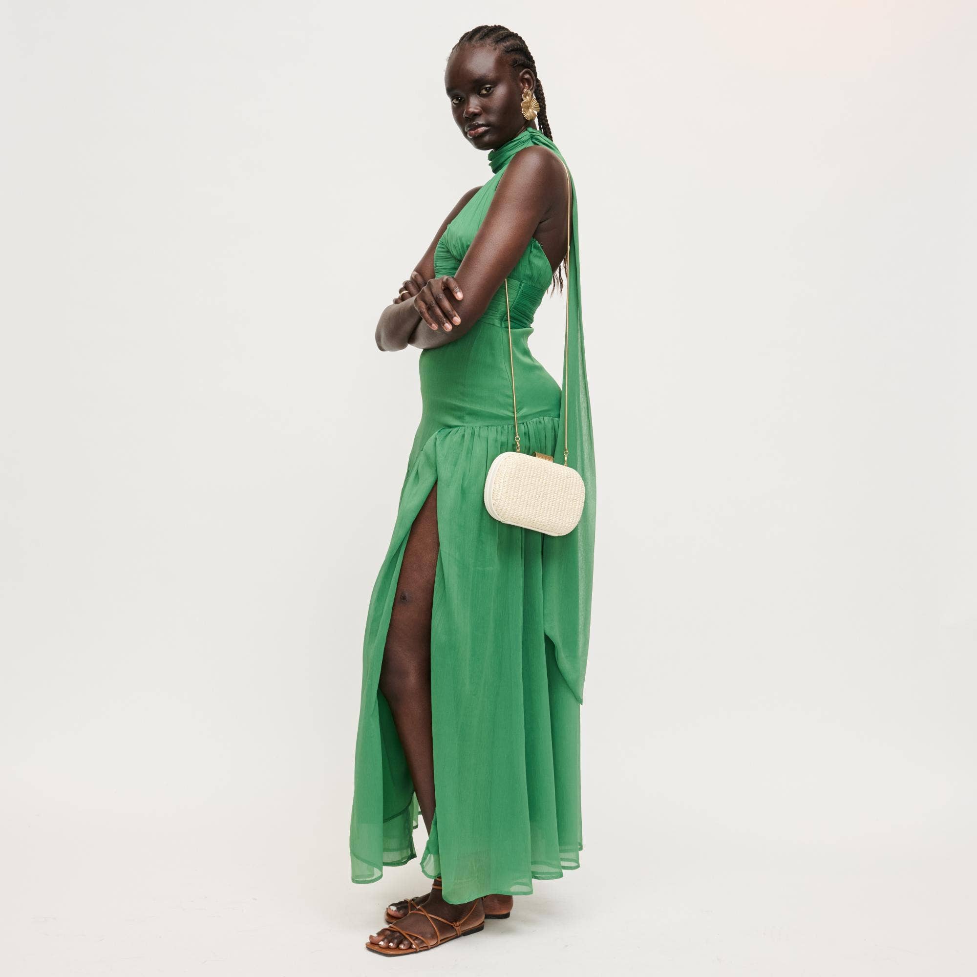 Alix Evening Bag - Natural