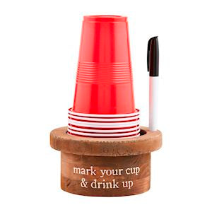 Disposable Cup and Marker Set
