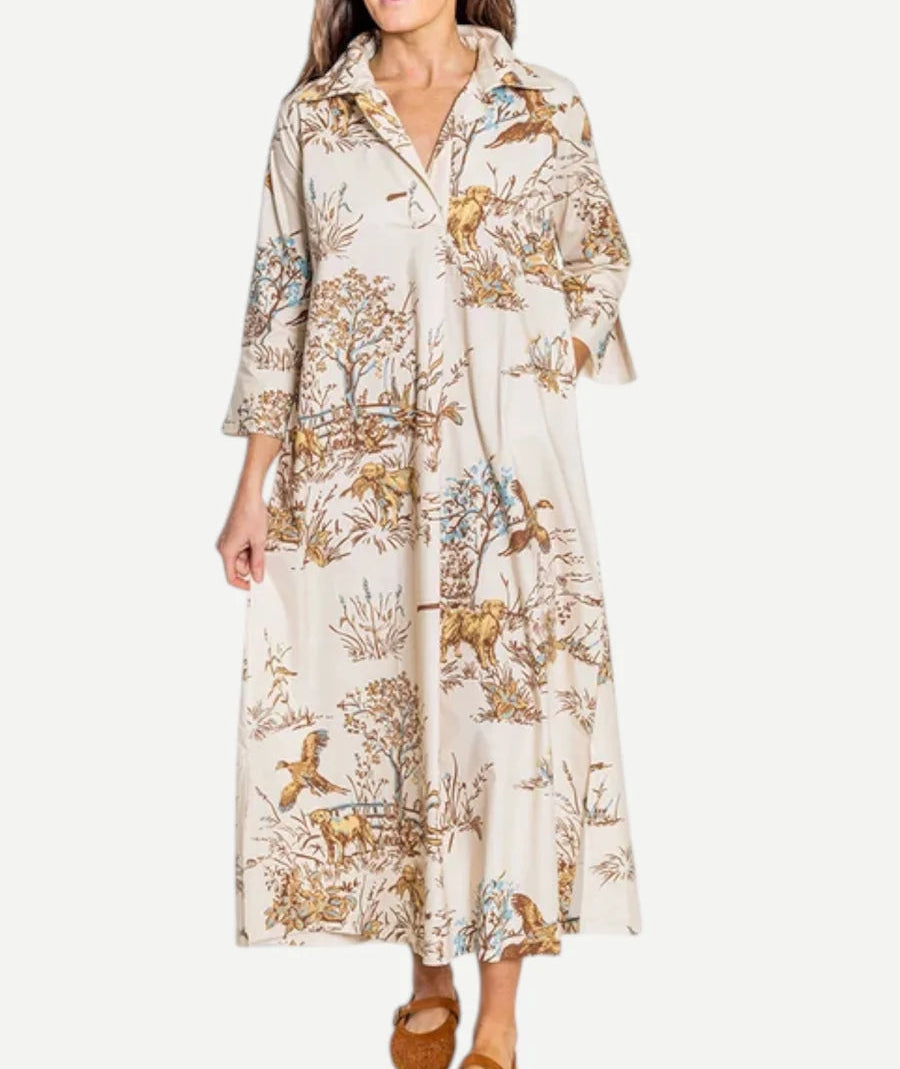 House of MBR Ruthie Shirt Dress Long | Maple Field & Feather