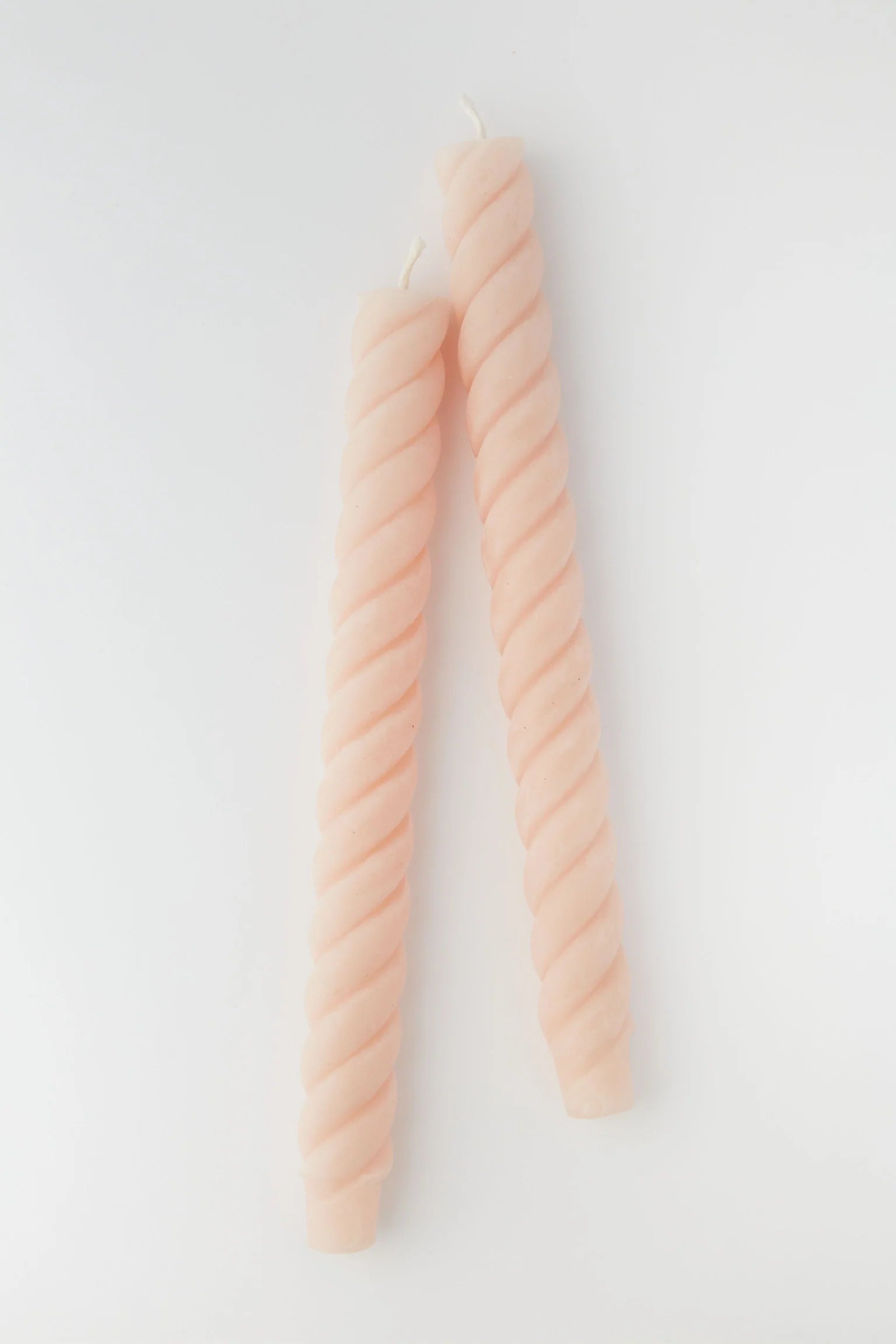 Rope Candles (pair) - 10" - (three colors)