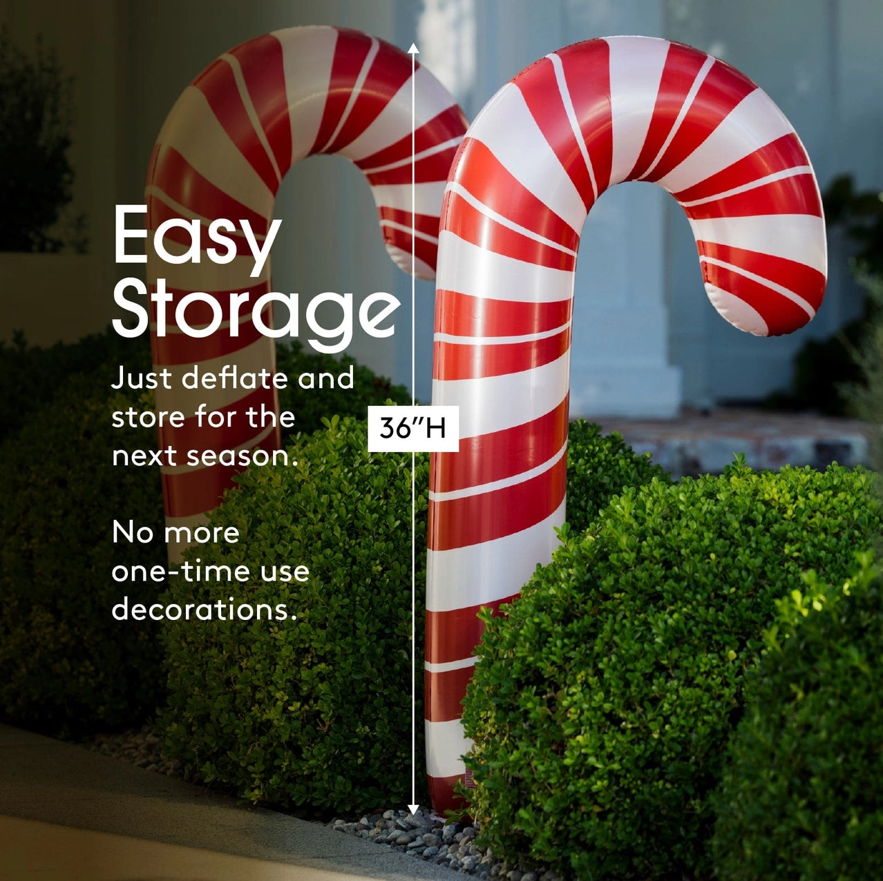 Inflatable Candy Canes