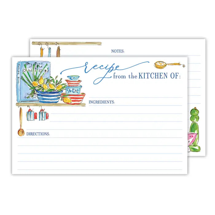 Recipe Cards 4"x6" - (three variants)