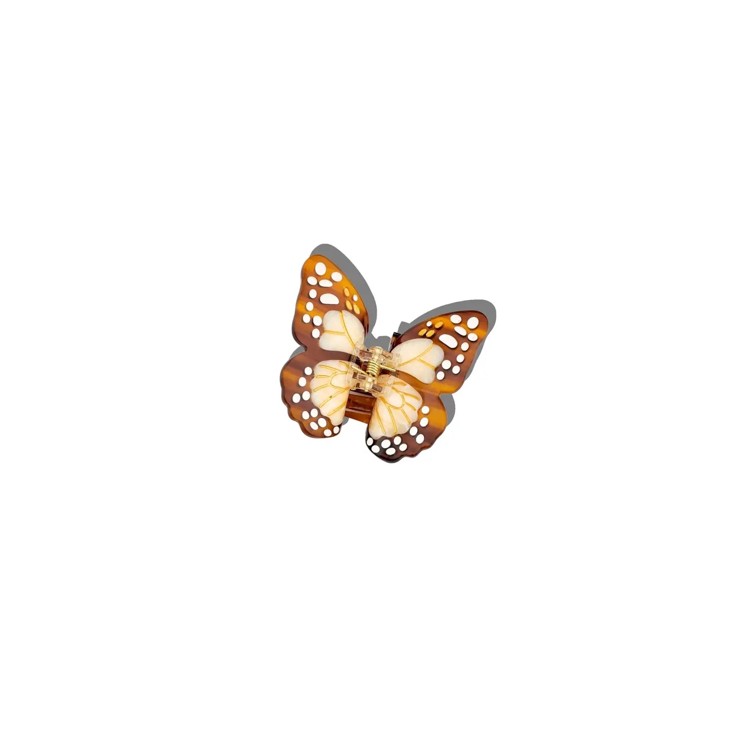 Hand-Painted Mini Monarch Butterfly Claw Hair Clip - 4 Colors