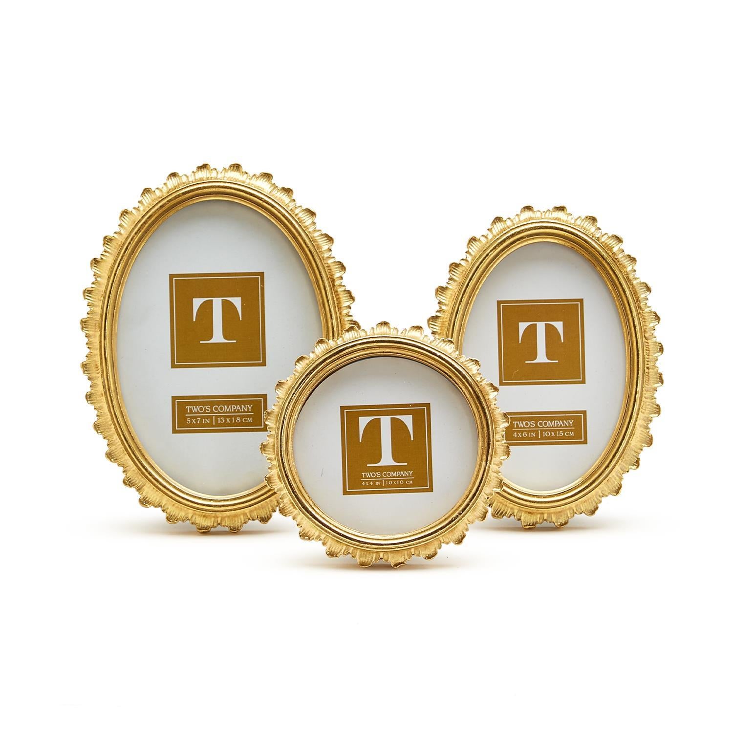 Gold Falcate Frames - 3 Sizes