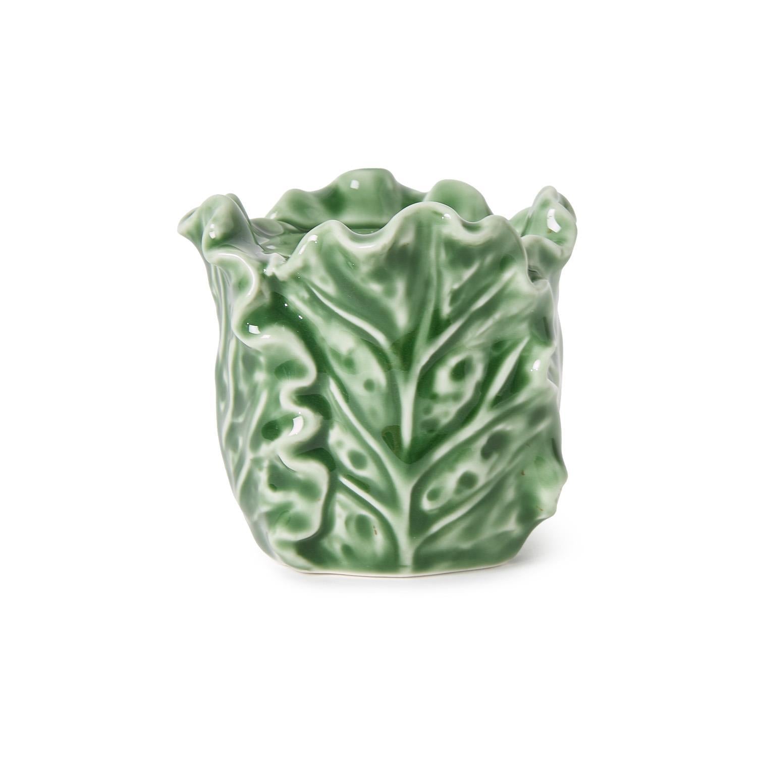 Cabbage Leaf Taper Holder