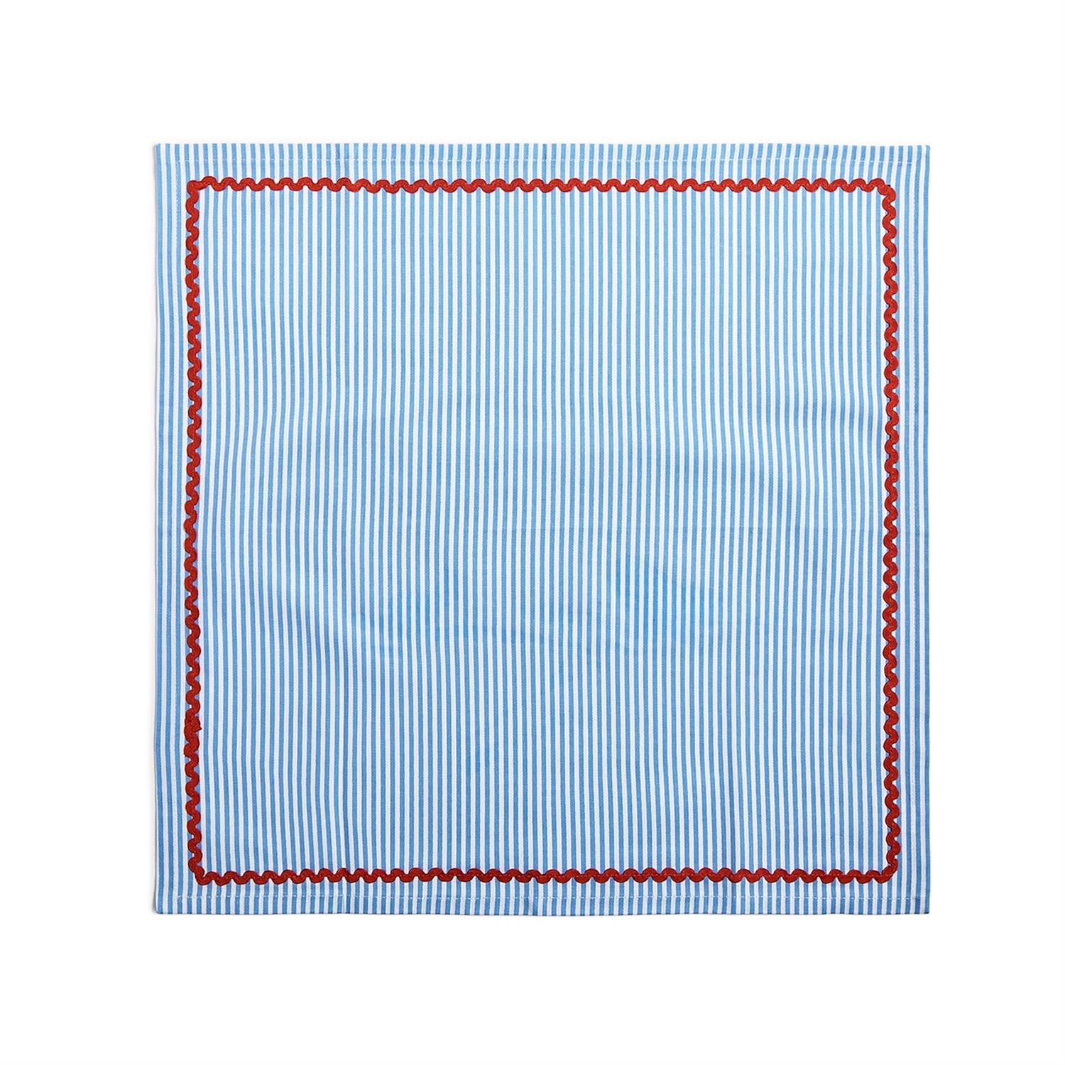 Blue Stripe Dinner Napkin