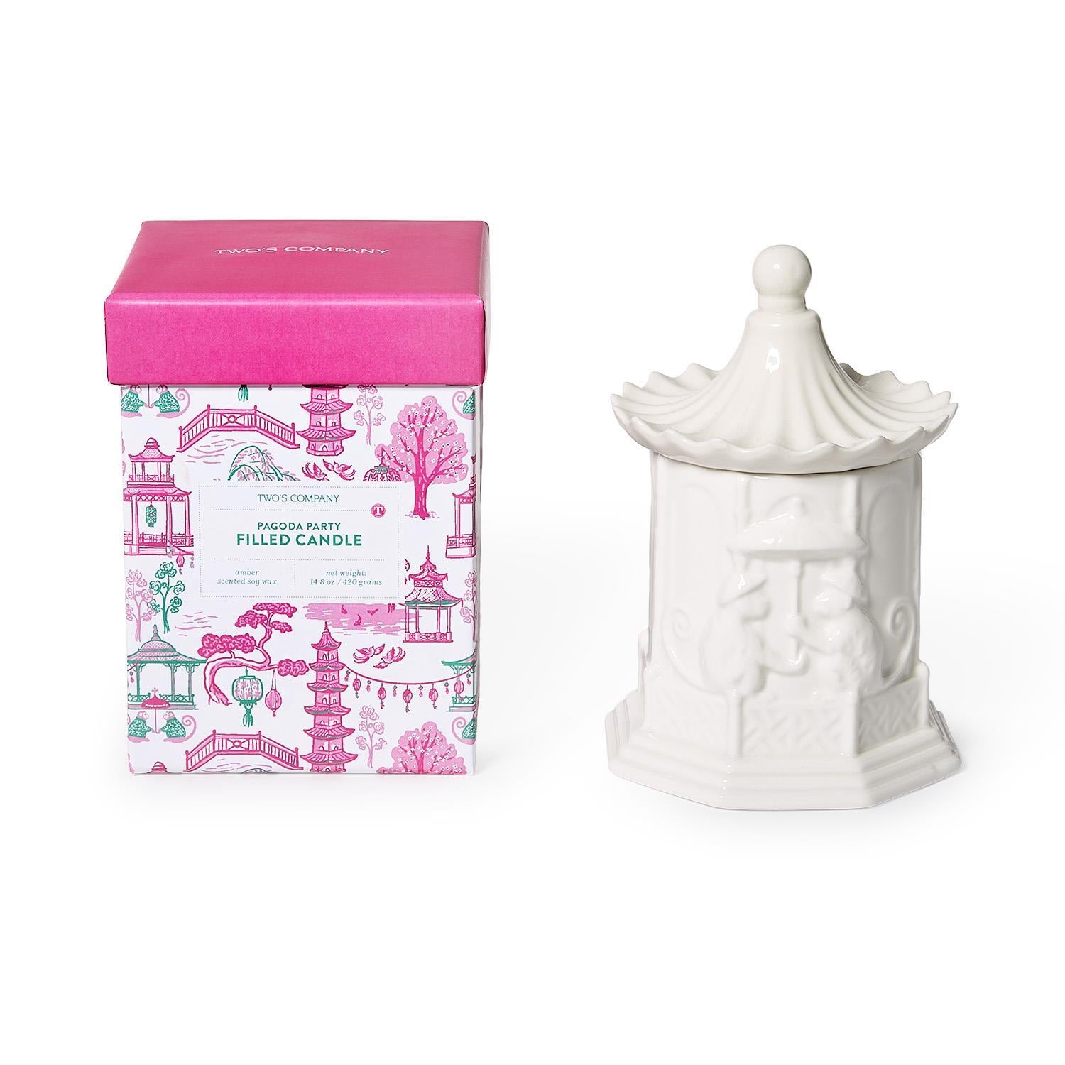 Pagoda Scented Candle in Gift Box