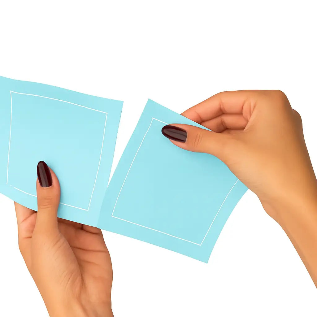 She Said Yes Cocktail Napkin Roll - Aqua