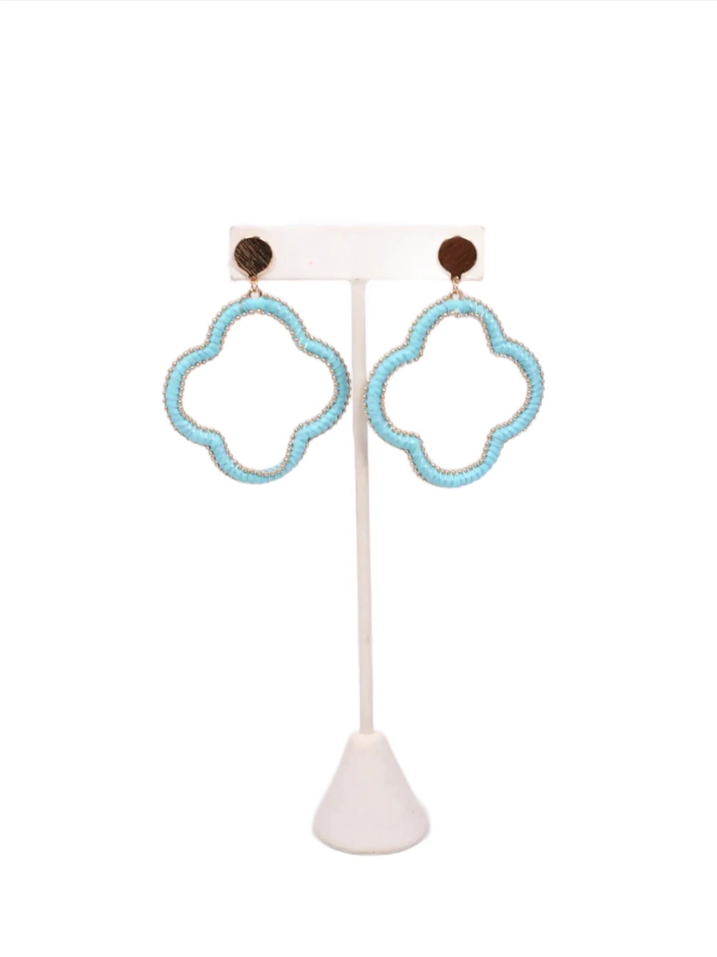 McMillan Wrapped Clover Earring - (three colors)