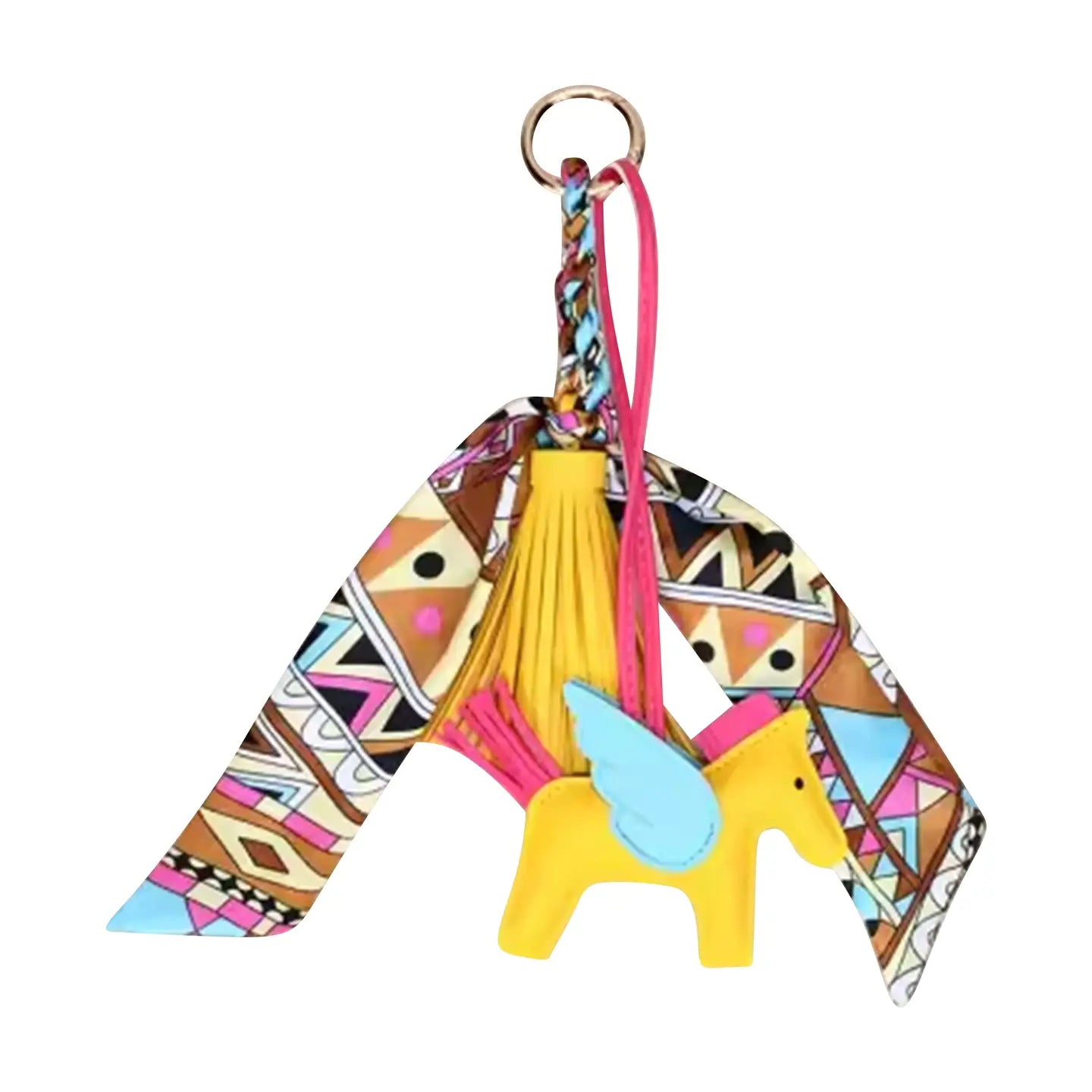 Horse Charm w/ Scarf Bag Charm - 4 Colors