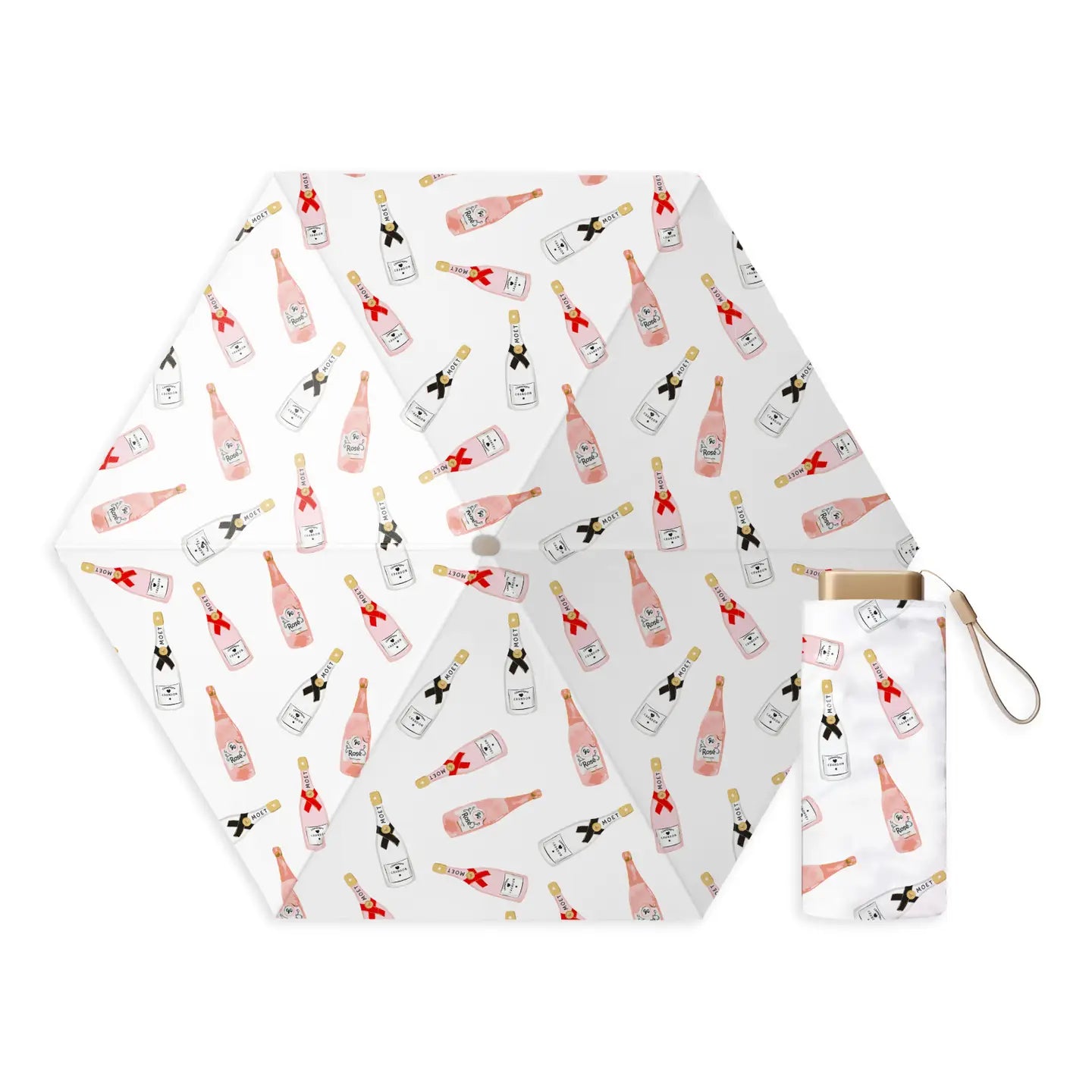 Umbrella - White-Pink Champagne Repeat