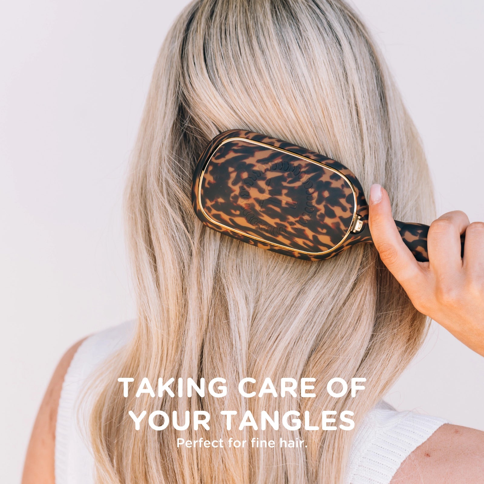 Teleties Detangler Hair Brush For Fine Hair