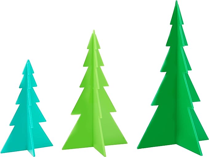 3D Acrylic Christmas Tree Décor - (three variants)