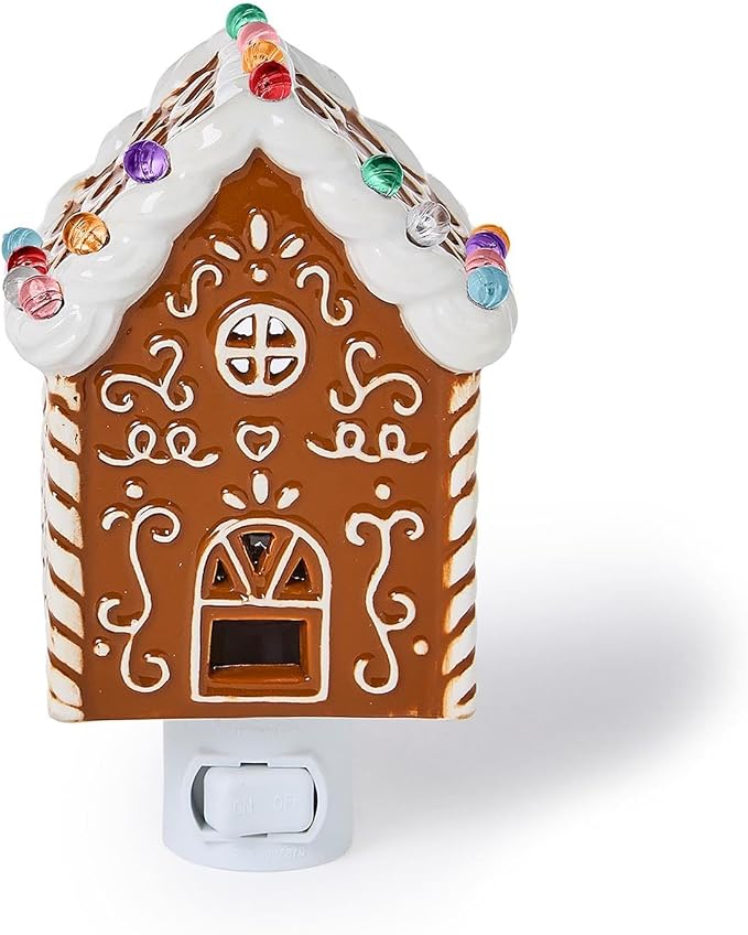 Gingerbread House Nightlight with Gift Box