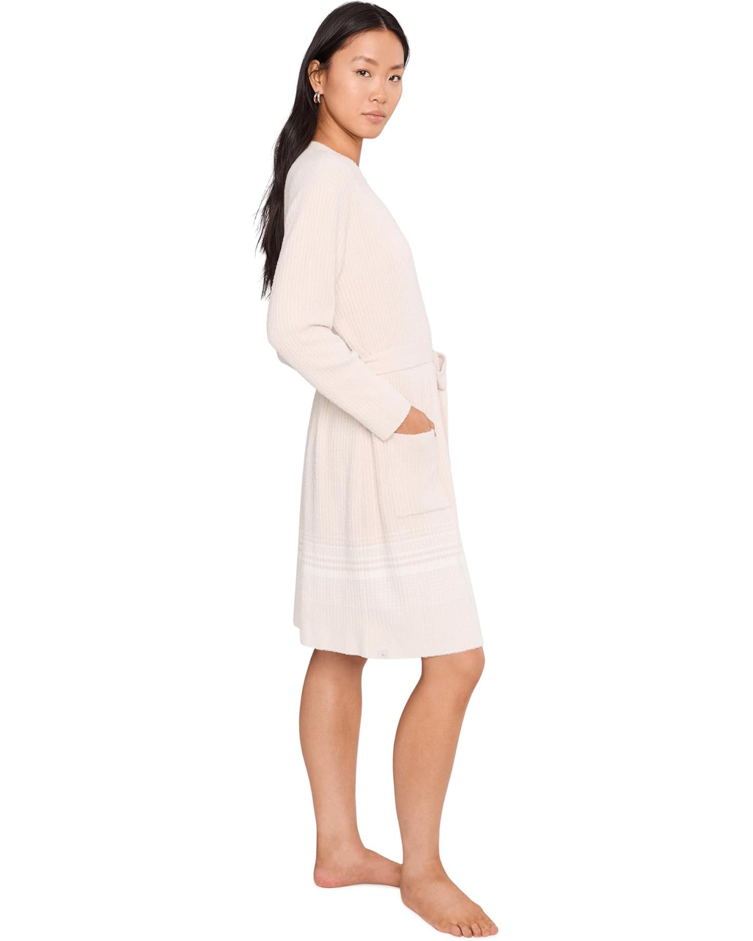 Barefoot Dreams Stripe Ribbed Robe