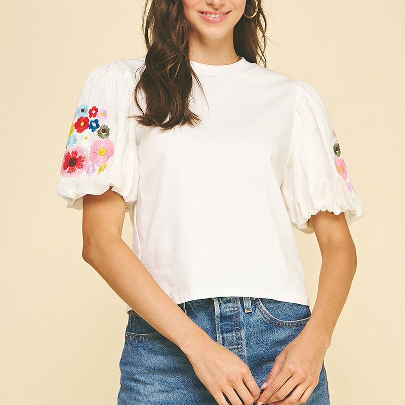 Bobbi Floral Sleeve Top