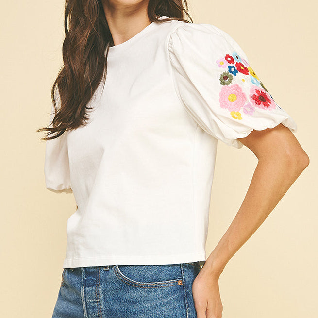 Bobbi Floral Sleeve Top