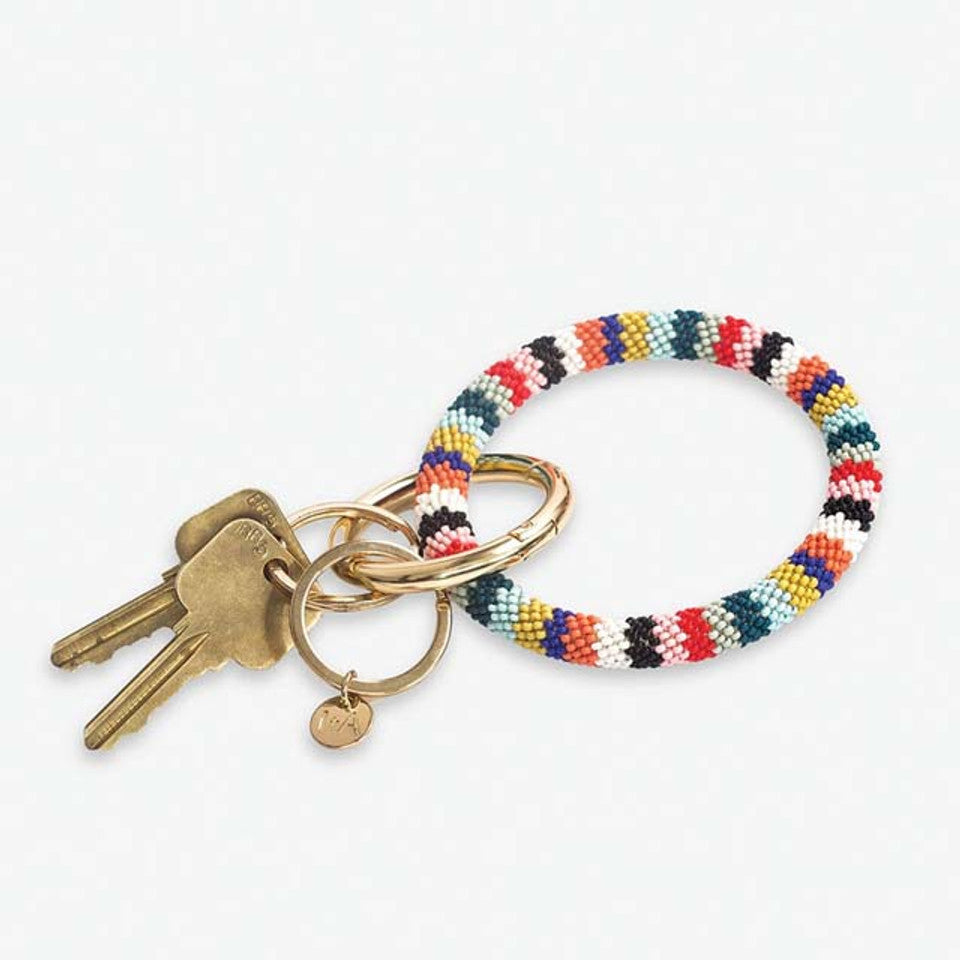 Chloe Stripe Key Ring - 8 Variants