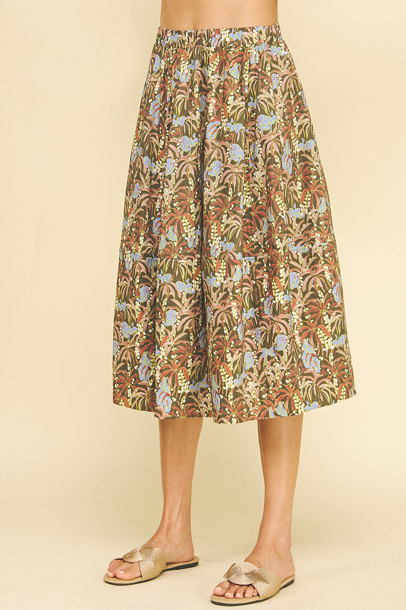 Spring Palm Skirt
