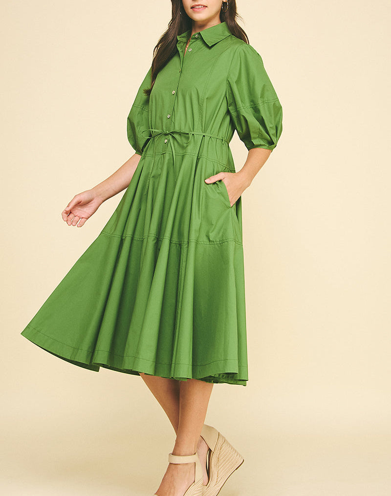 The Julia Moss Green Dress