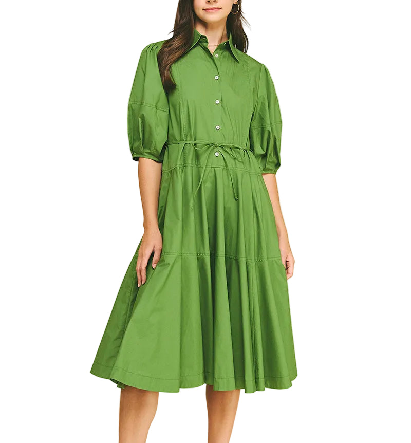 The Julia Moss Green Dress