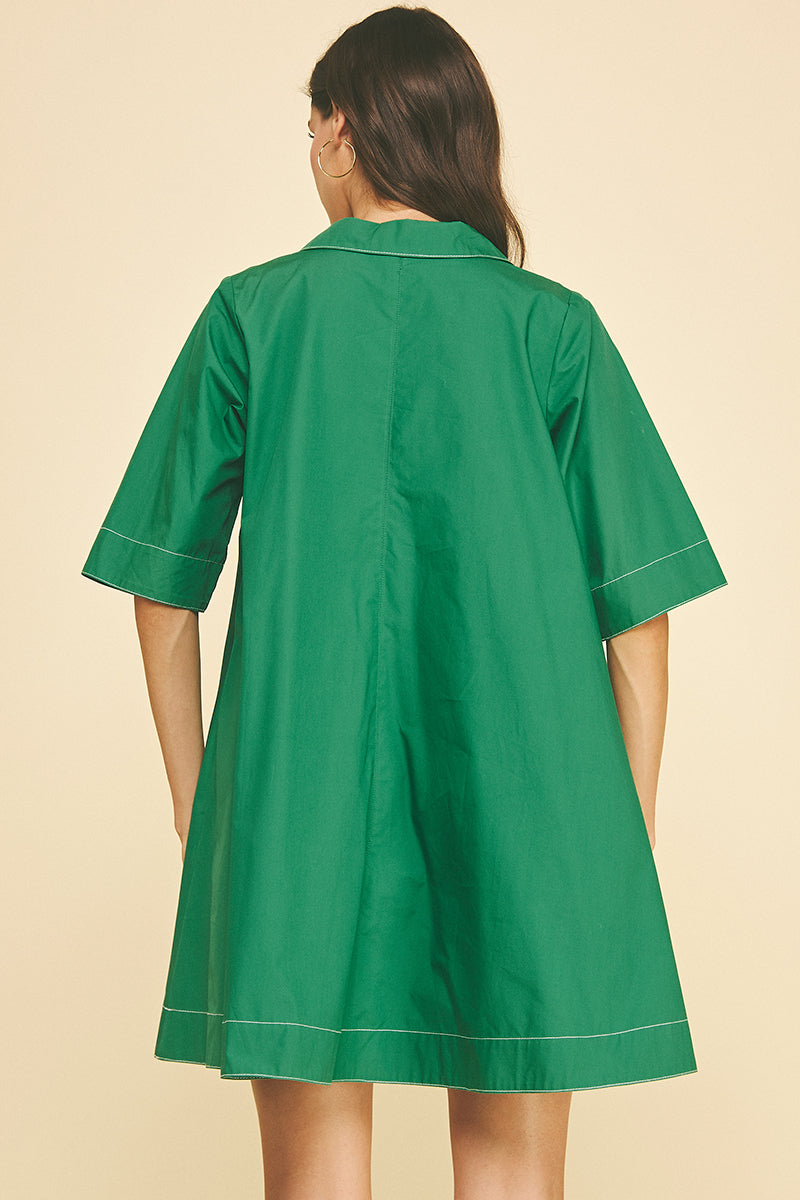 Georgie Green A-Line Dress