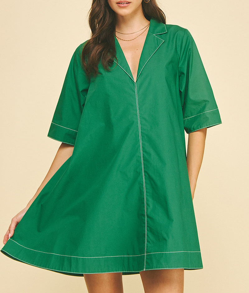 Georgie Green A-Line Dress