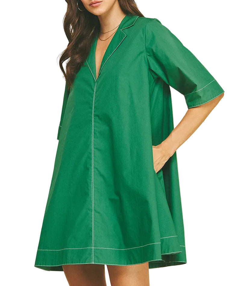 Georgie Green A-Line Dress