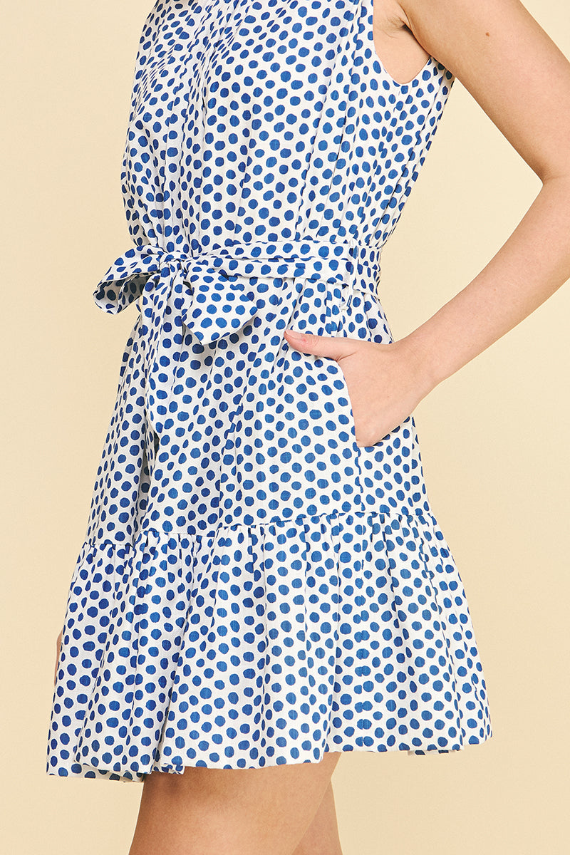 Polka Dot Tiered Dress