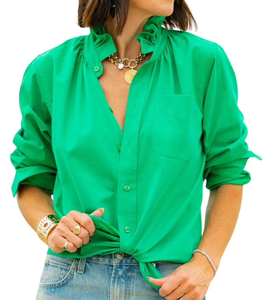 KMJ Quarantina - Kelly Green or Chambray