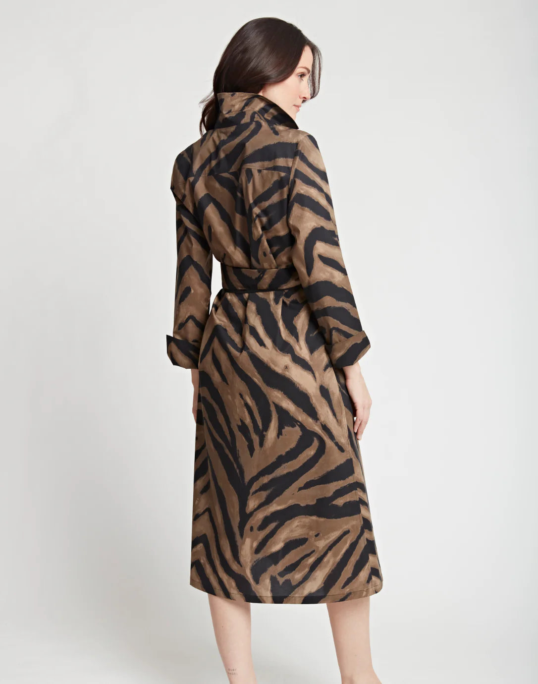Hinson Wu Tamron Long Sleeve Abstract Dress - Zebra Print