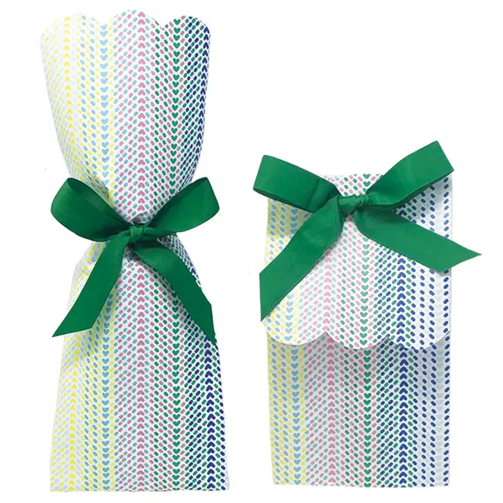 Chevron Dots Wine Bag Kit