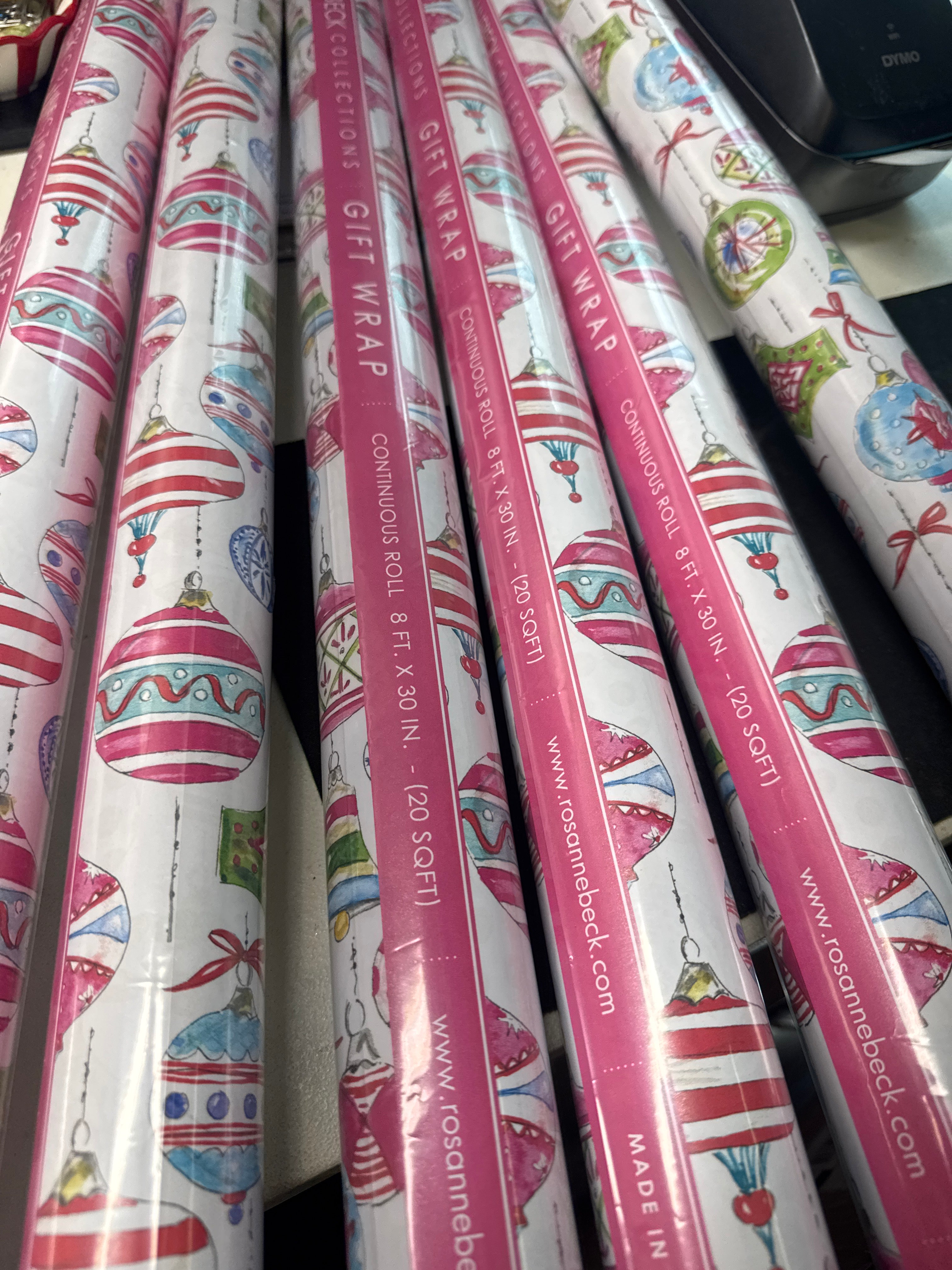 Holiday Ornaments Wrapping Paper