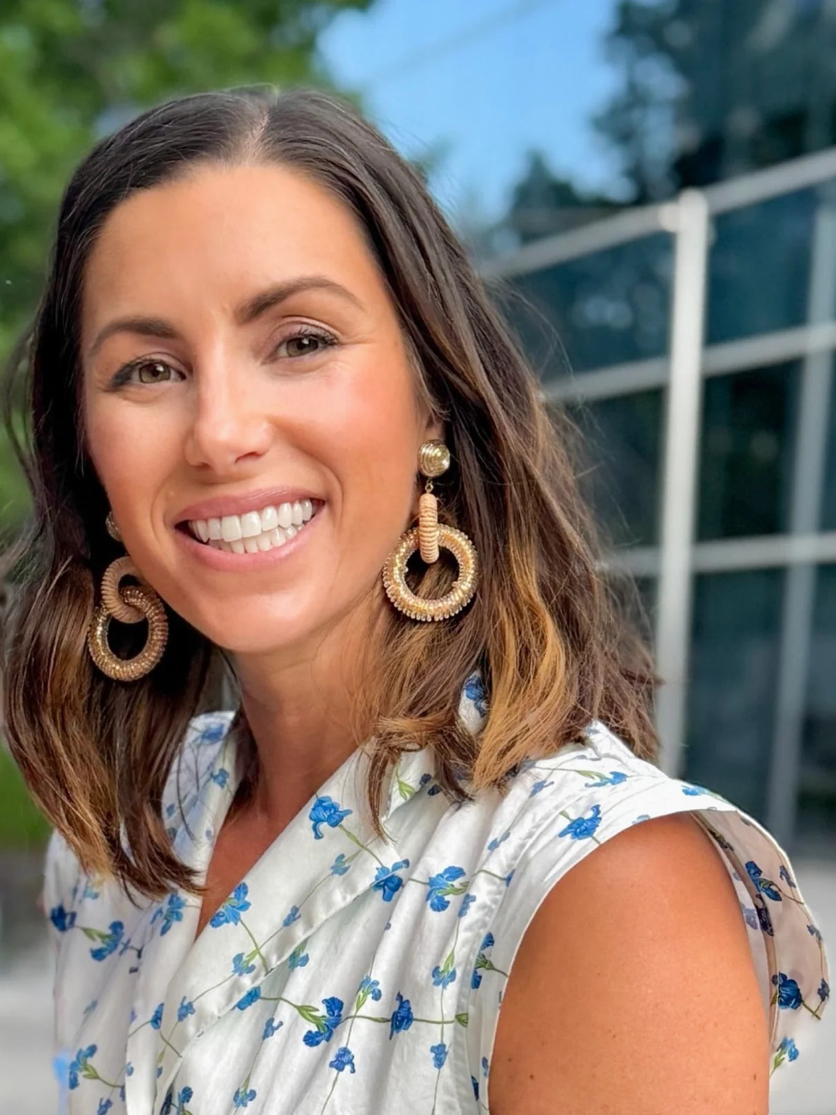 Nantucket Raffia Earrings - 4 Colors