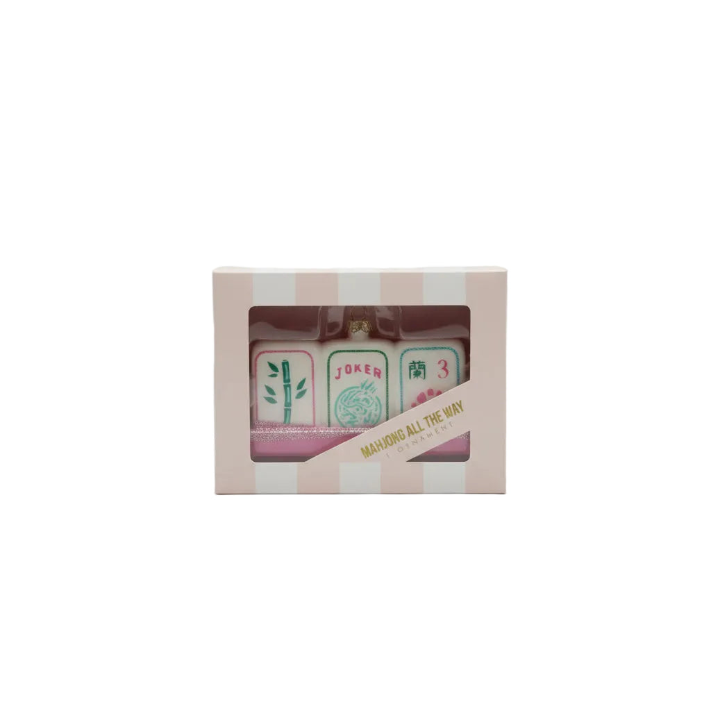 Mahjong Glass Ornament | 2 Styles