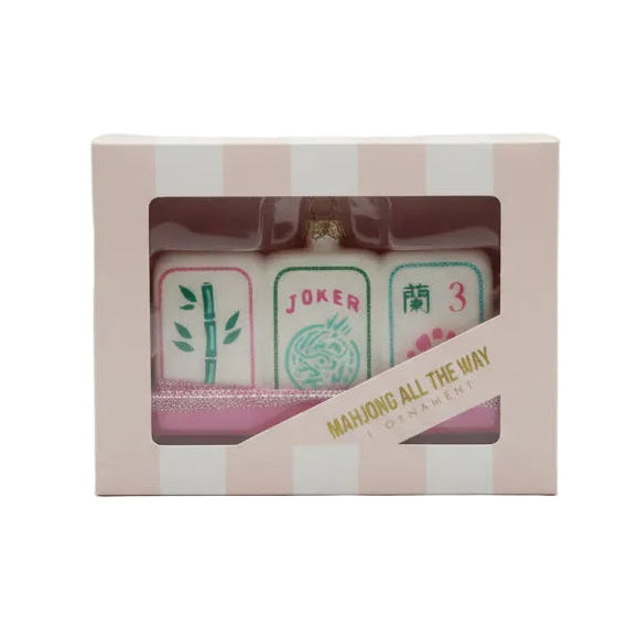 Mahjong Glass Ornament | 2 Styles